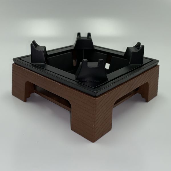 固形燃料用コンロ M11-089 民芸こんろ A-1 茶 マイン | テイクアウト