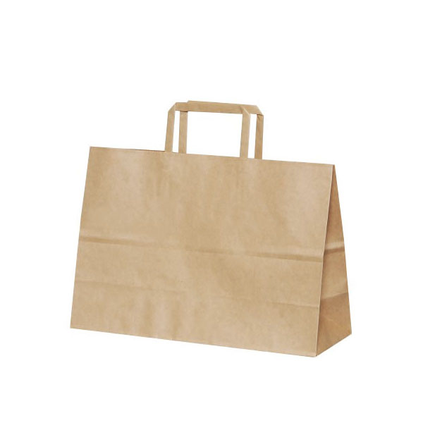 紙手提袋 H平18 未晒無地 パックタケヤマ | テイクアウト容器の通販