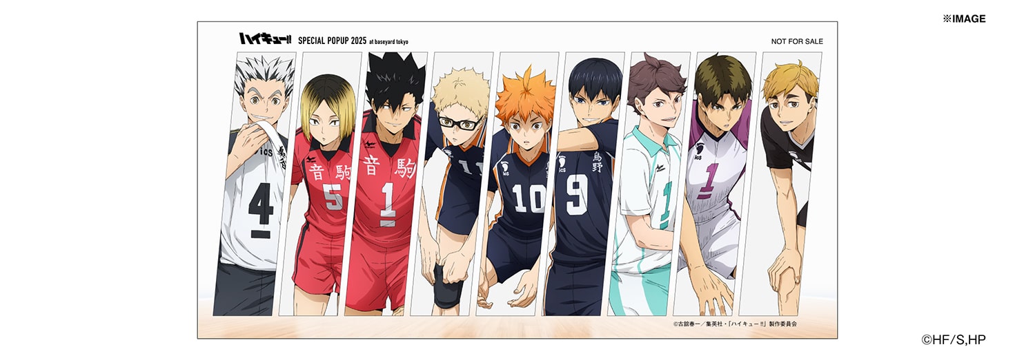 ハイキュー!! SPECIAL POPUP 2025 ｜ baseyard tokyo (ベースヤード