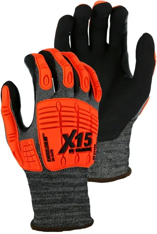 Majestic 35-5465 X15 KorPlex Cut, Impact Gloves | PalmFlex