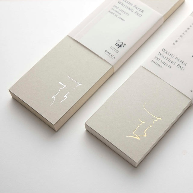 WACCA/一筆帖/万年筆用和紙一筆帖 しろ | ペーパーツリー