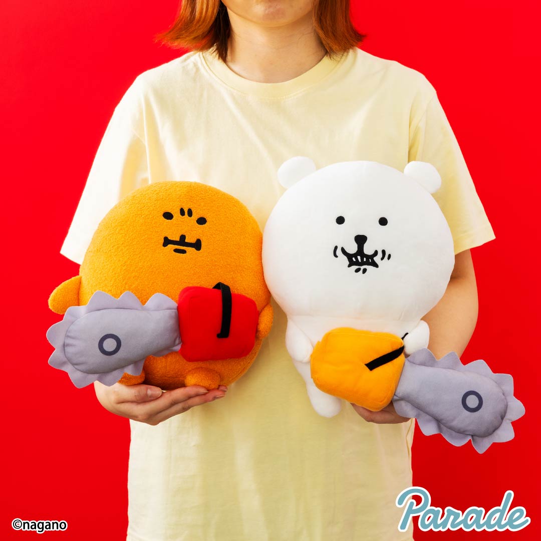 ナガノキャラクターズ チェンソーBIGぬいぐるみ | 商品紹介 | 株式会社