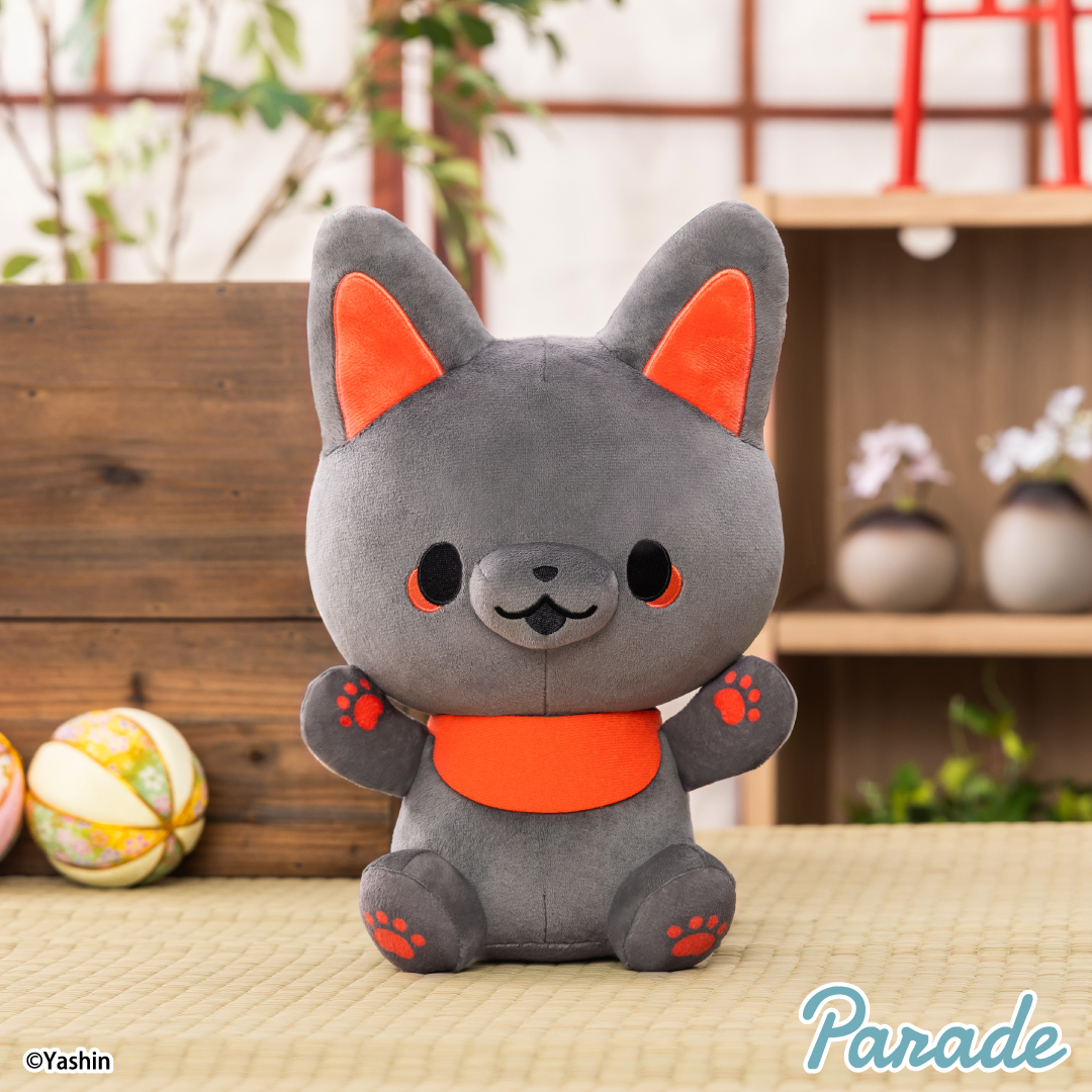 かみさまキツネとサラリーマン BIGぬいぐるみ | 商品紹介 | 株式会社