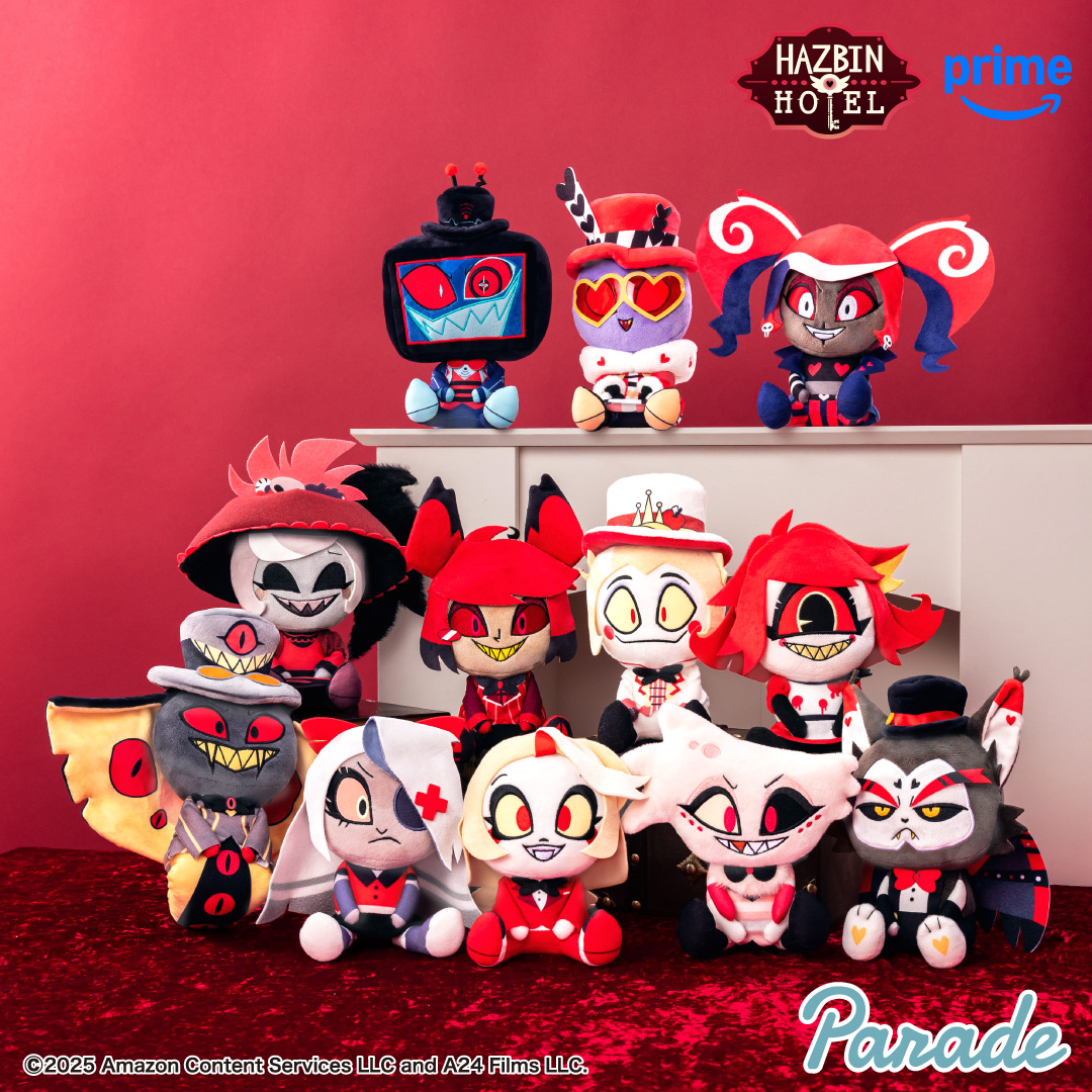 ハズビン・ホテルへようこそ おすわりぬいぐるみ① | 商品紹介 | 株式