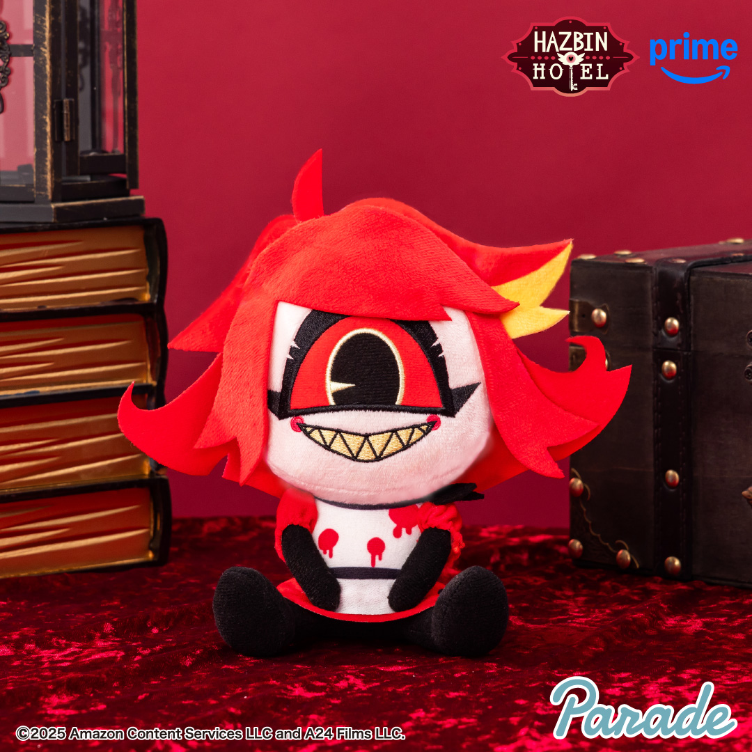 ハズビン・ホテルへようこそ おすわりぬいぐるみ① | 商品紹介 | 株式