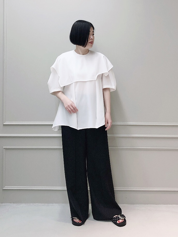 新品 ENFOLD COLLAR-PARTS PULLOVER ブラウス 38 新作⭐︎ENFÖLD