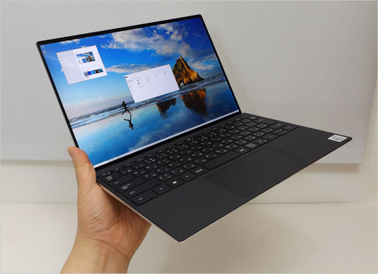 XPS 13-9300 レビュー！光沢タッチディスプレイ（3840 × 2400）の場合