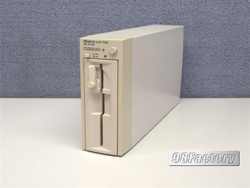 □PC-98 5インチ外付けFDD AD-F51SR シングルドライブ ジャンク □PC