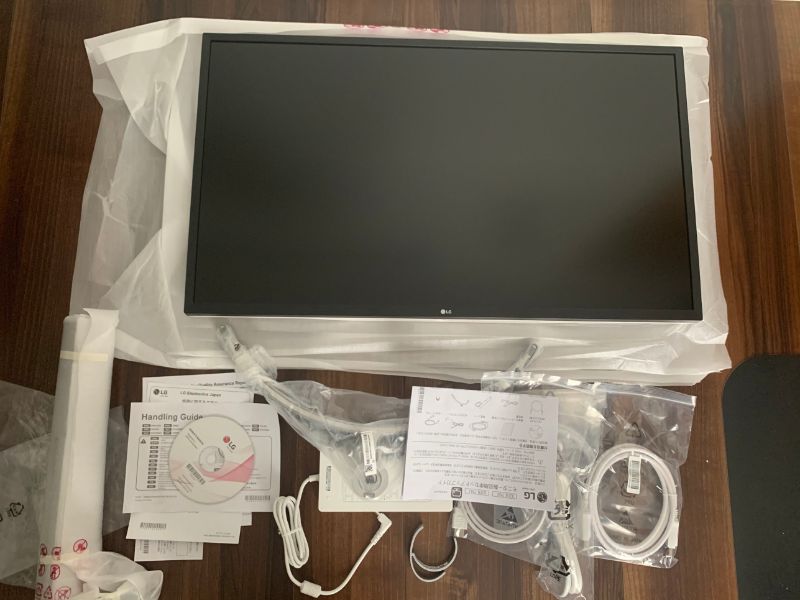 LGエレクトロニクス 31.5型 HDR600対応 4Kモニター(32UL750-W)を買って