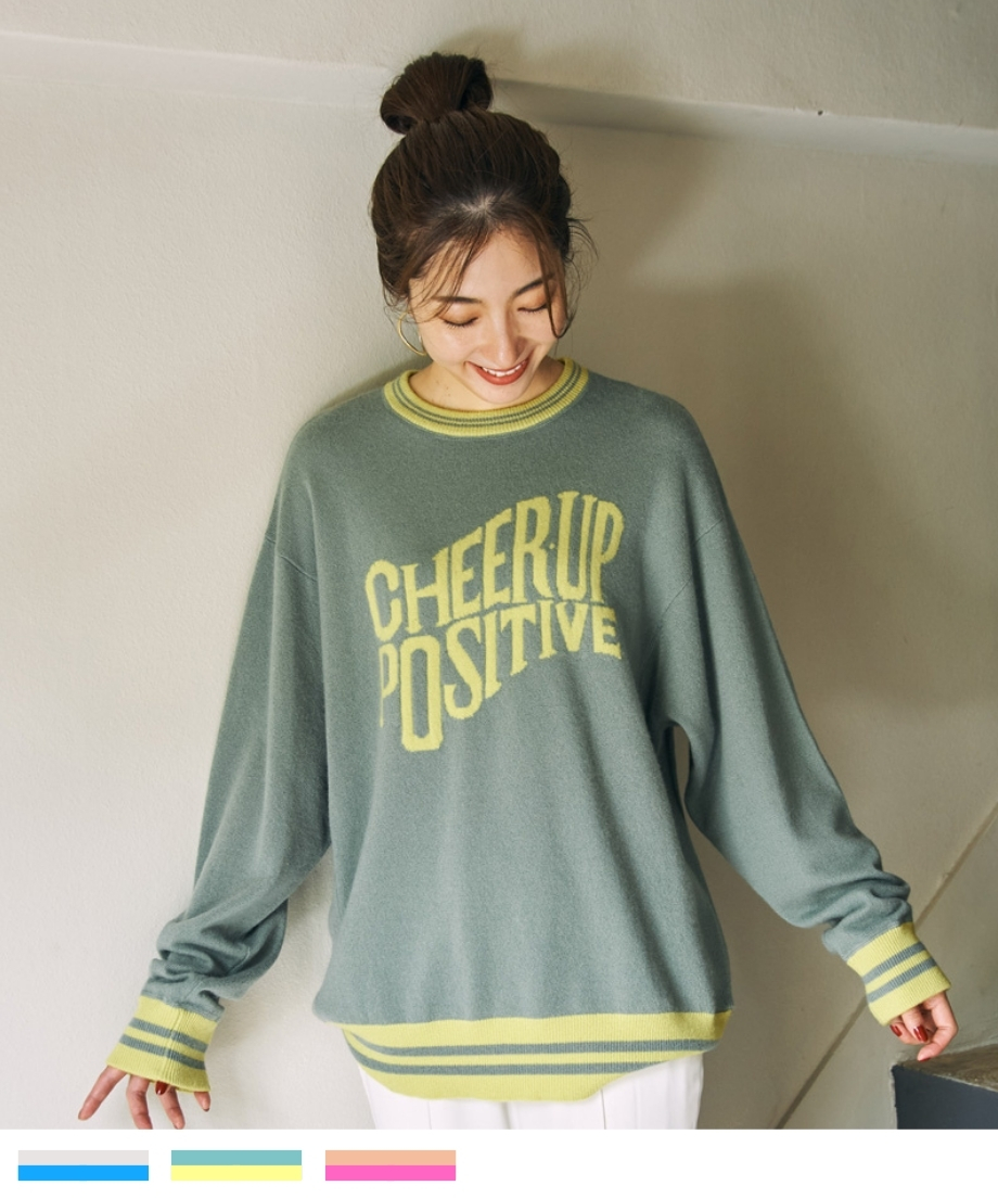 2021F/W 162434 カシミヤ 12G ロゴインターシャプルオーバー – ＋2