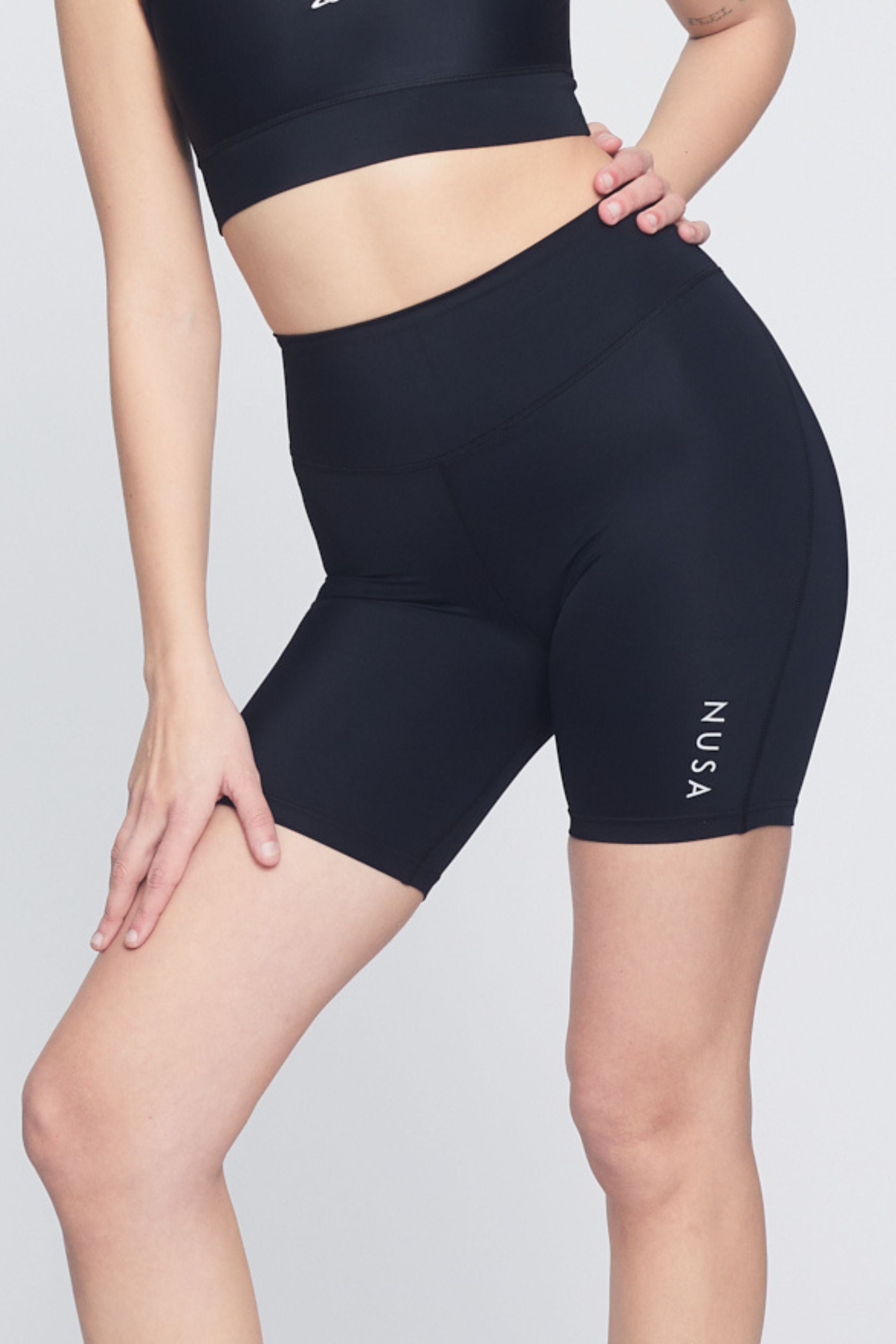 Women's S2 Power Shorts - Black - Planet Nusa