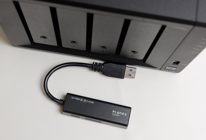 Synology NASをUSB有線LANアダプターで2.5GbE化（前編）｜プラネックス