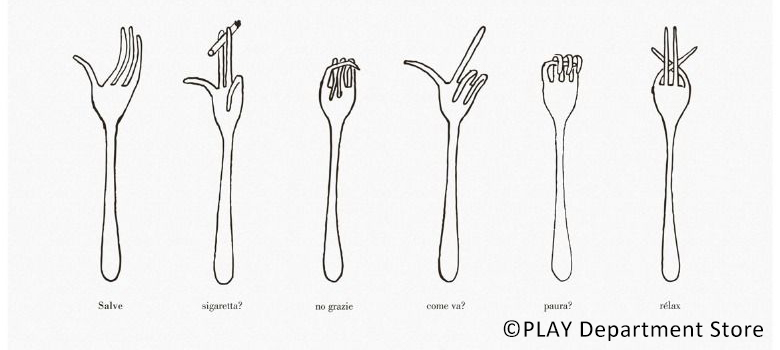 ポスター ムナーリのフォーク Corraini Edizioni PLAY Department Store