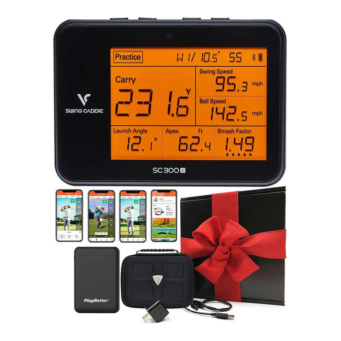 SWING CADDIE SC300i ボイスキャディ ゴルフ弾道測定器 低価格ながら高