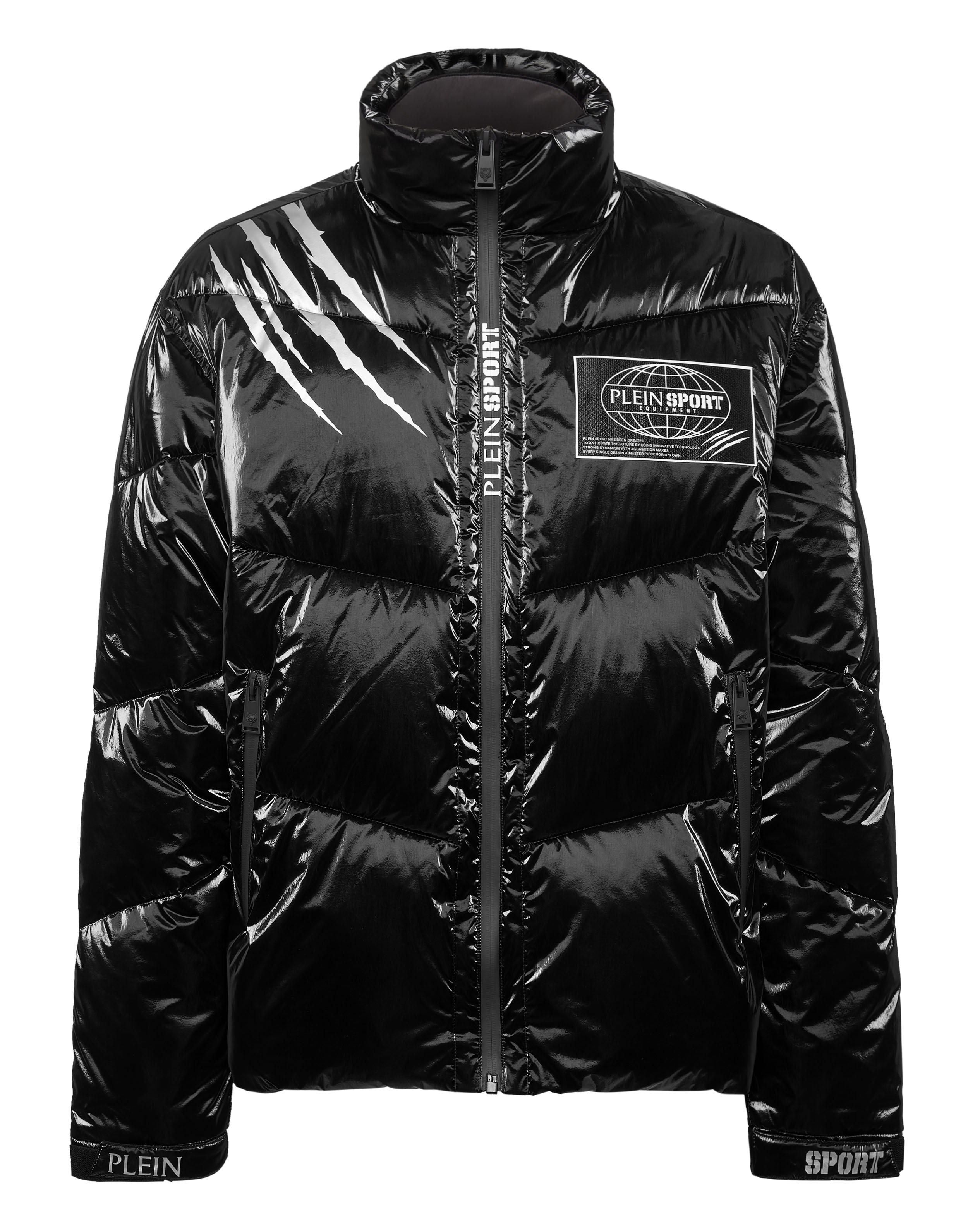 Nylon Crease Puffer Jacket Philipp Plein Sport