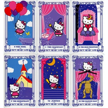 ハローキティのタロット占い』（専用日本語解説書付き）【販売終了
