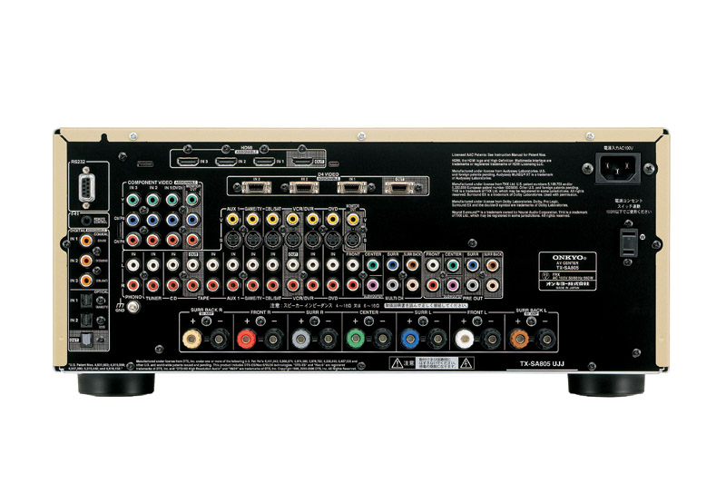 HDMI1.3aを搭載した次世代AVアンプ ONKYO「TX-SA805」
