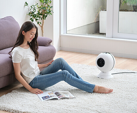 リラックスの空気を浴びる｜ファイテン 健光浴エアー｜製品情報