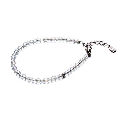 チタン水晶コンビブレス(3mm・4mm玉) 15cm | ファイテン公式通販サイト