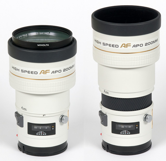 Minolta AF 200mm f/2.8 APO G HS - Review / Lab Test