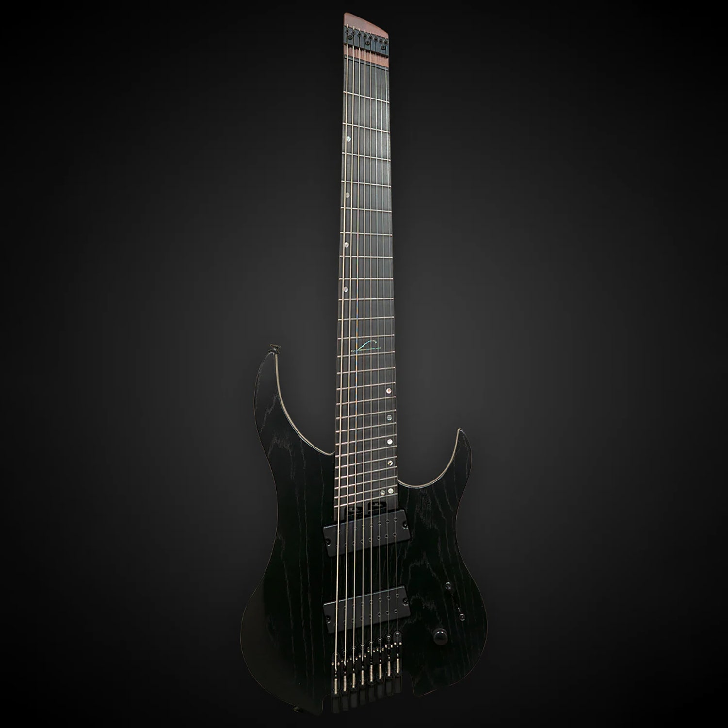 Legator Ghost G8FP 8-String Multi-Scale Headless Guitar, Ebony