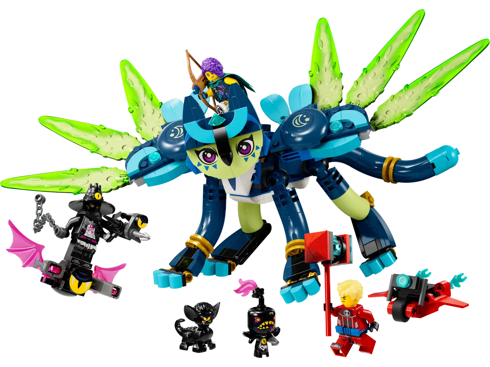 71476 Zoey and Zian the Cat-Owl — Piccolo Mondo Toys