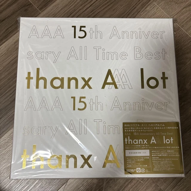 CD AAA 15TH Anniversary All Time Best -thanx AAA lot- Japan Music