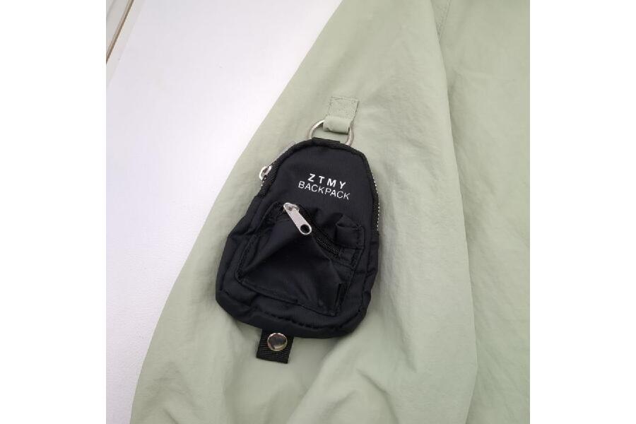 ずっと真夜中でいいのに。バーシティジャケット ライトグレー 2XL ずと