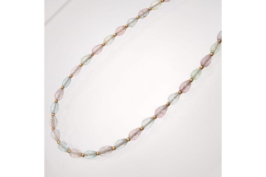 Ambrose アンブローズ トルマリンネックレス マルチカラー ペア