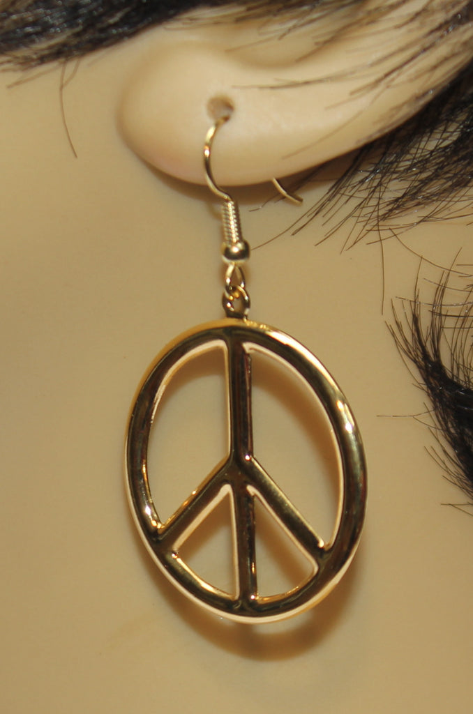Peace Sign Earrings - Piedmont Boutique