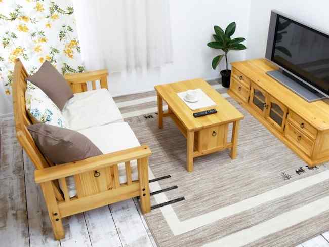 カントリーテレビ台50インチ対応｜幅150cm｜パインファクトリー