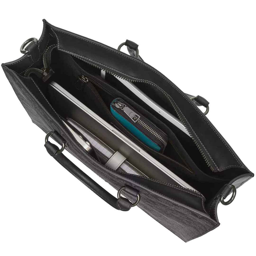 Buy Coach Dylan Large Tote Bag In Signature Canvas in Charcoal