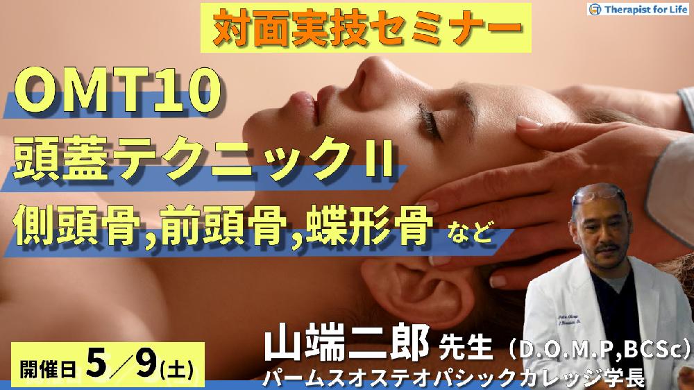 対面セミナー】第8期OMTコース：頭蓋テクニック2（側頭骨、前頭骨