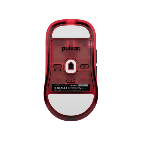 TenZ Signature RED Edition Medium Gaming Mouse – Pulsar Gaming Gears