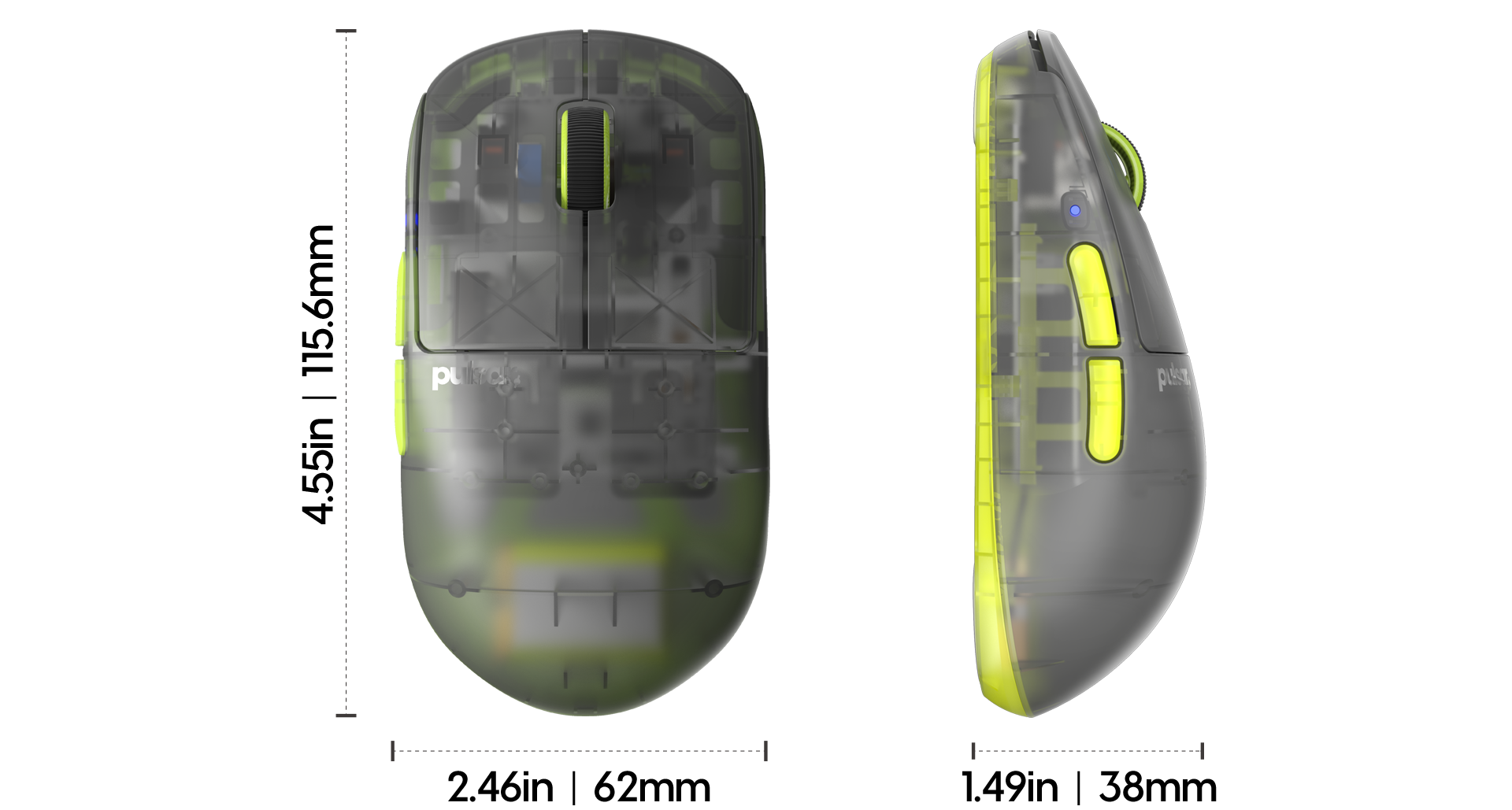 Acid Rewind Edition] X2H Mini Gaming Mouse – Pulsar Gaming Gears