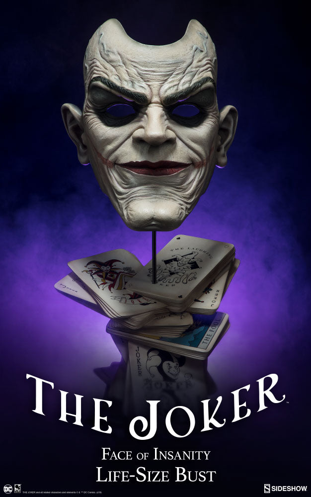 The Joker Life-Sized Bust – PureArts