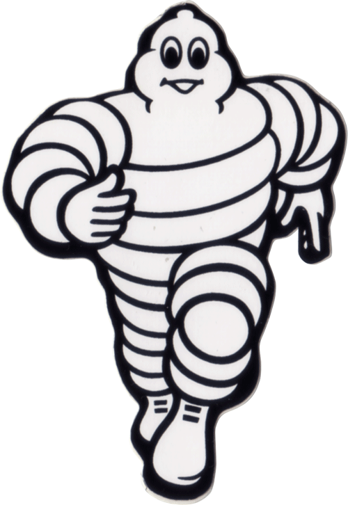 MICHELIN(ミシュラン)ビバンダムステッカー(W5/H7.7) | Pursuit Kids