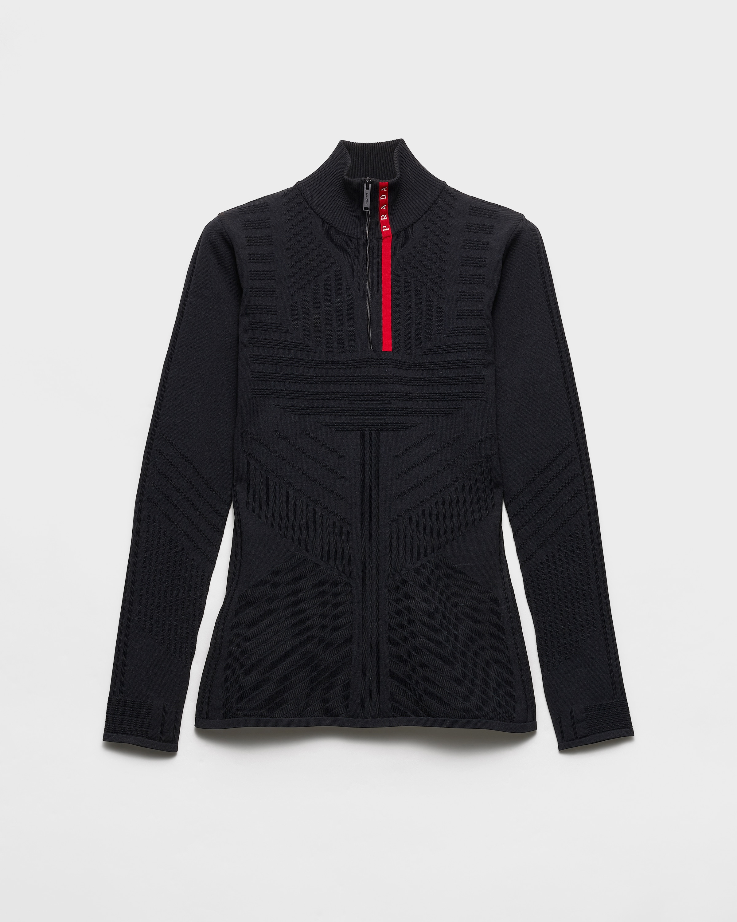 Black Re-nylon Turtleneck Sweater | PRADA
