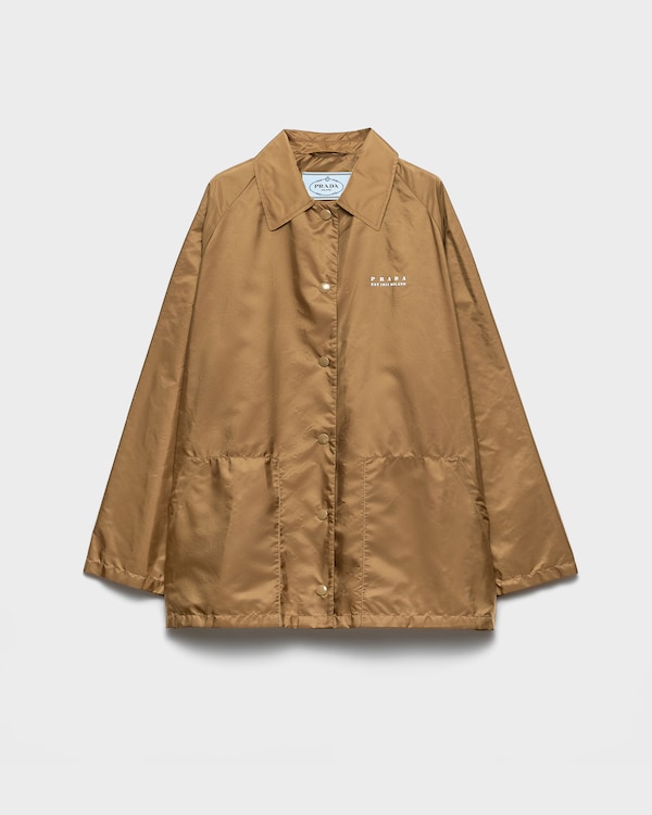 Cork Beige Lightweight Re-nylon Blouson Jacket | PRADA