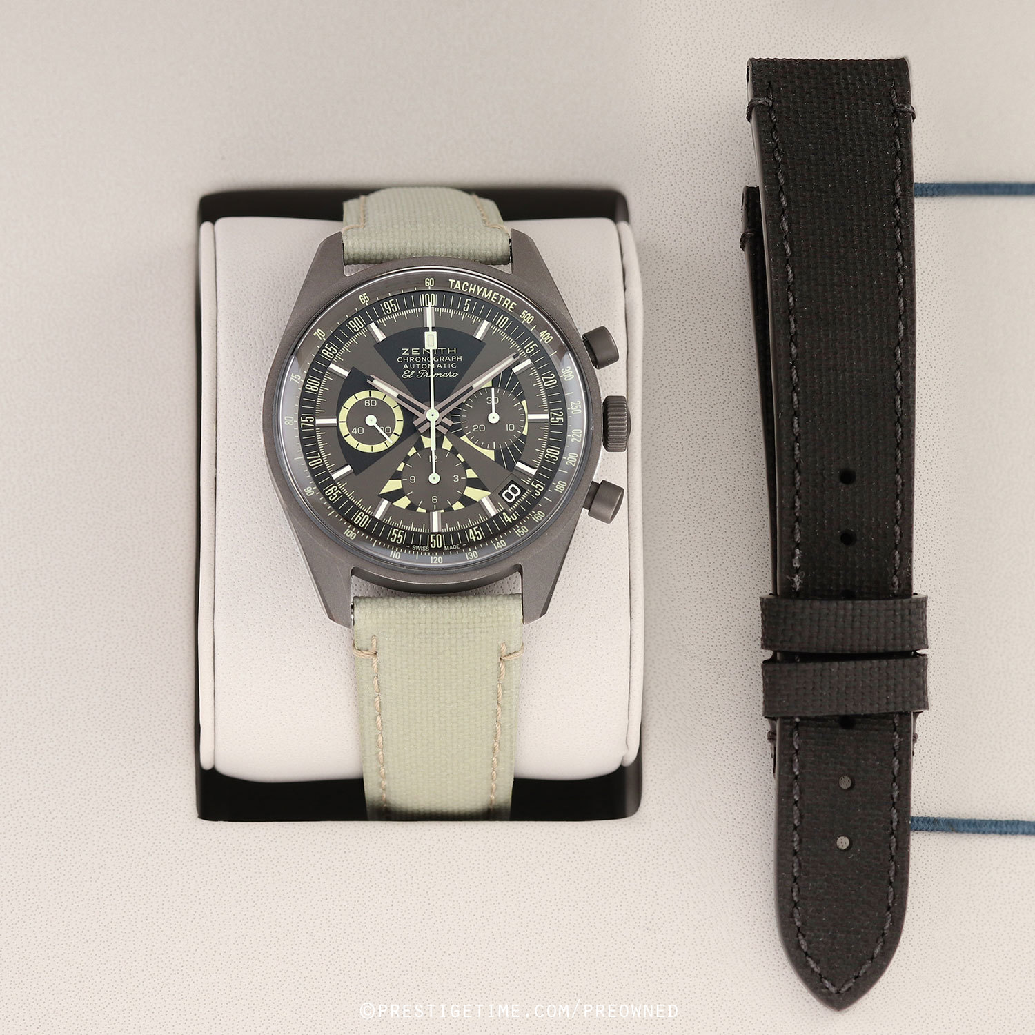 Pre-owned Zenith Chronomaster Revival SJX G383 Poker Chip 38mm 97