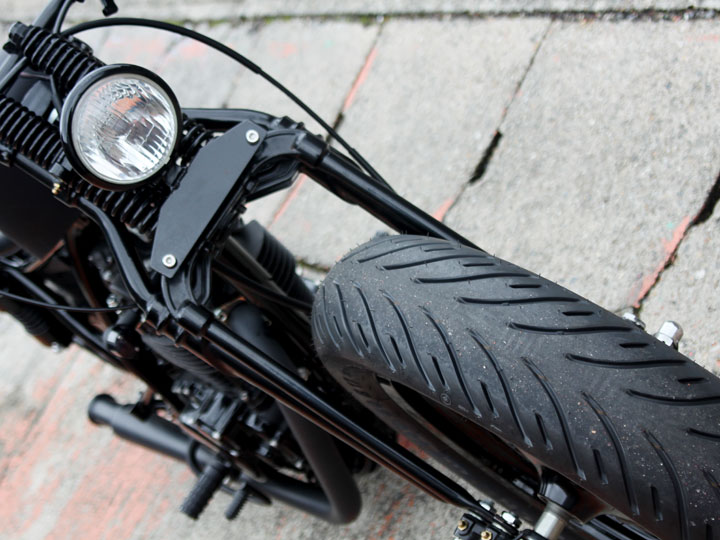 SR400 ワイドホイール化| SR400カスタムショップ PRESTO customcollection