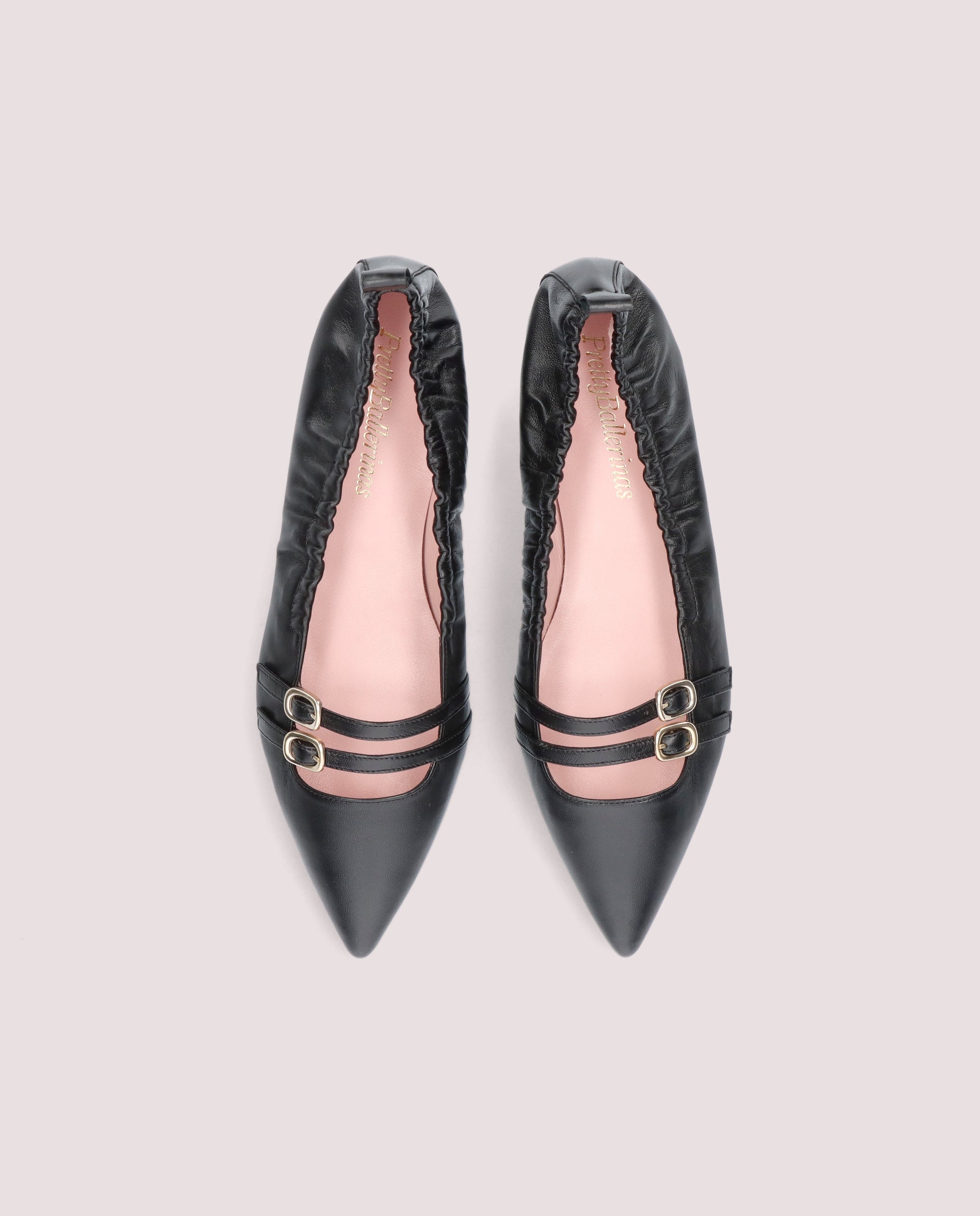 Ella Ballet Flats BLACK LEATHER