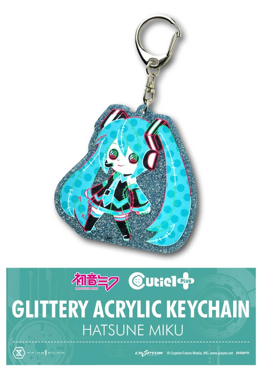 ピアプロキャラクター ラメ アクリルキーホルダー 初音ミク | グッズ