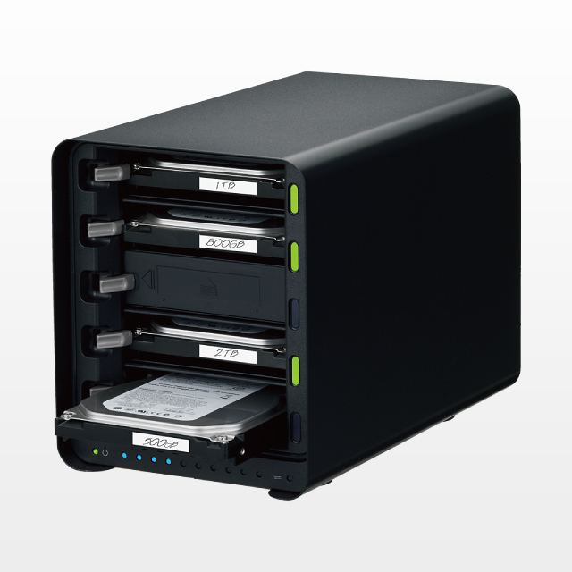 Drobo 5D3｜最先端のストレージシステム「Drobo（ドロボ）」｜株式会社