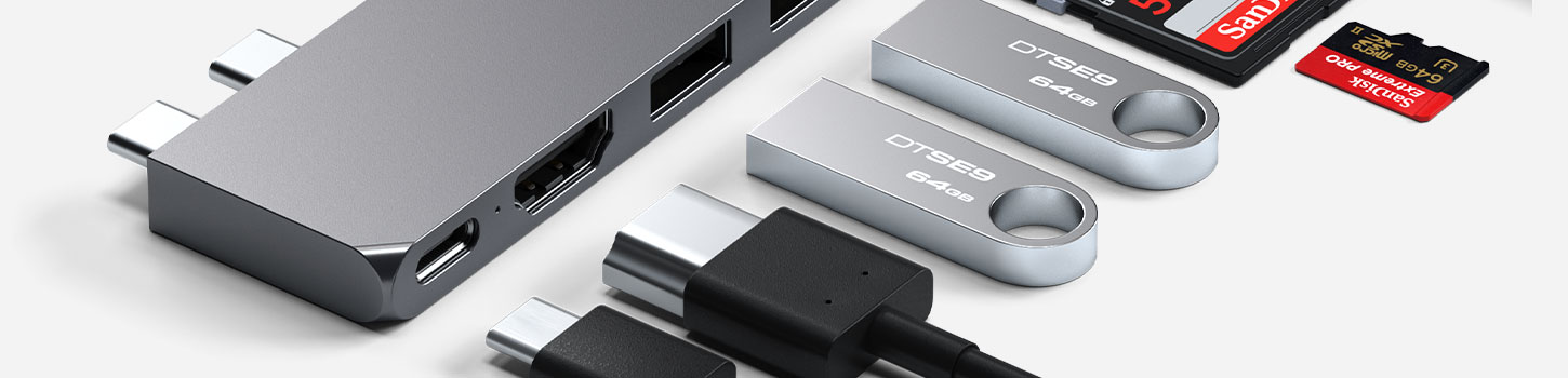 Satechi Pro Hub Slim | 変換アダプタ・ドッキングステーション | PC