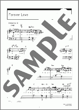 ピアノ楽譜】Forever Love / 東方神起(ソロ 初級)