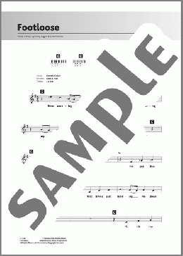 楽譜一覧】Footloose - ヤマハ「ぷりんと楽譜」