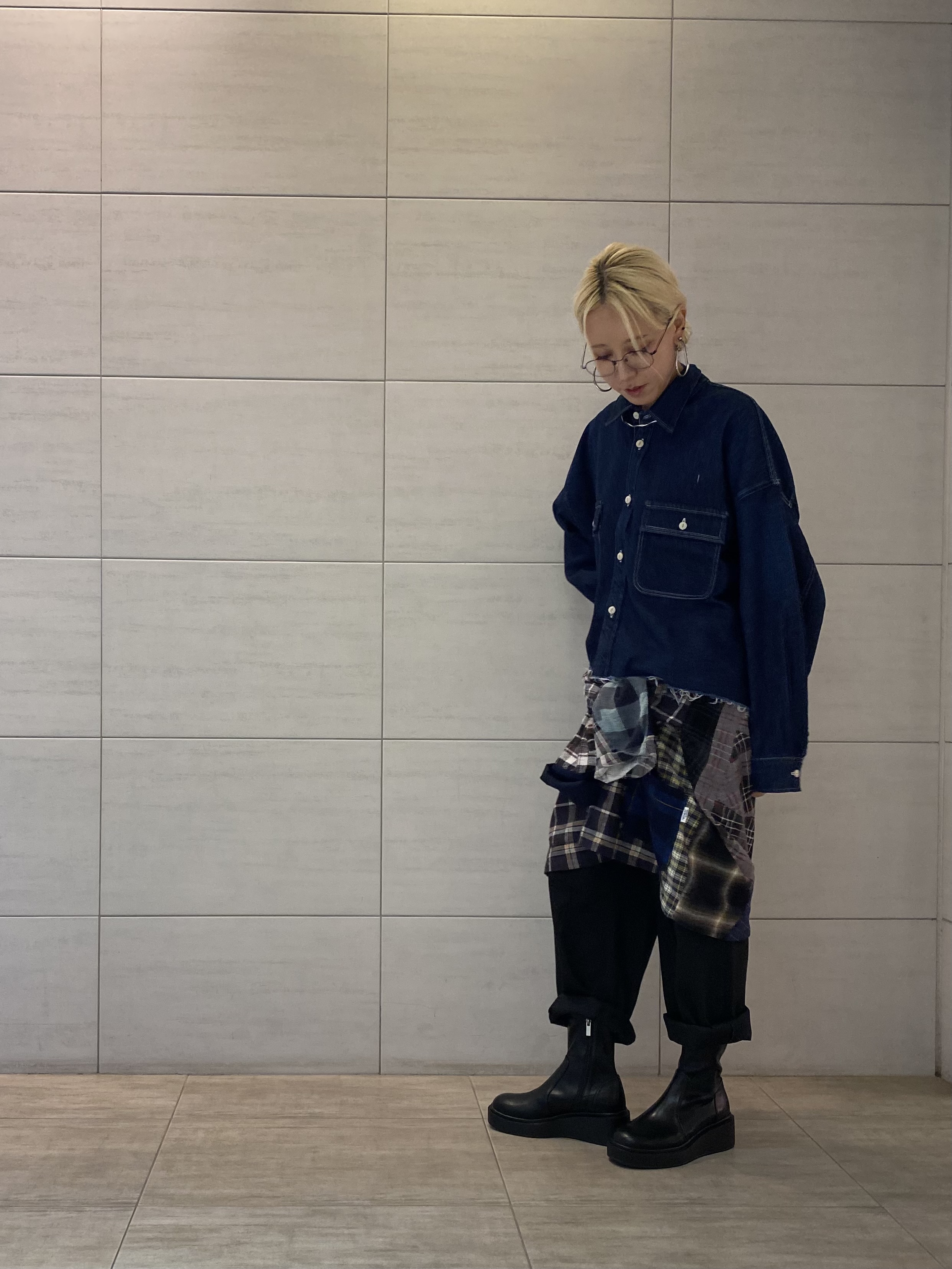 HEAD HARBOR STYLING－デニムクロップドシャツ – Johnbull Private