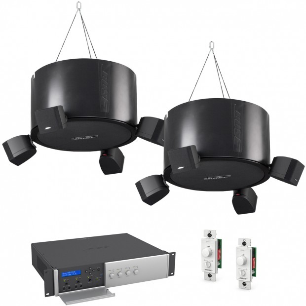 Bose Restaurant Sound System with 2 FreeSpace 3 Omni Pendant-Mount