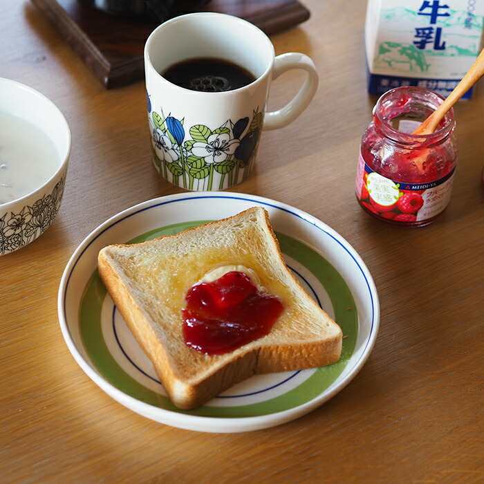 アラビア クロッカス プレート 19cm グリーン / ARABIA Krokus | 食器